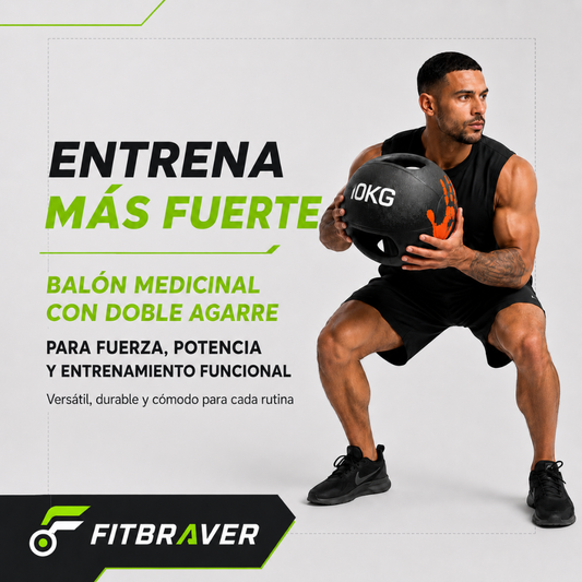 BALÓN MEDICINAL 10KG CON AGARRE