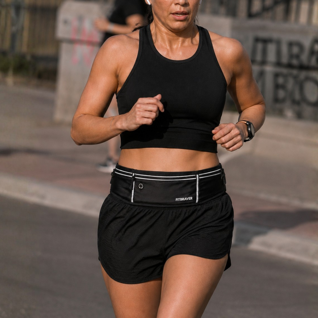 Banano Running Fitbraver 3 Bolsillos Resistente al Agua