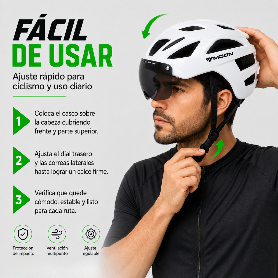 CASCO PARA BICICLETA BLANCO CSC-10-N