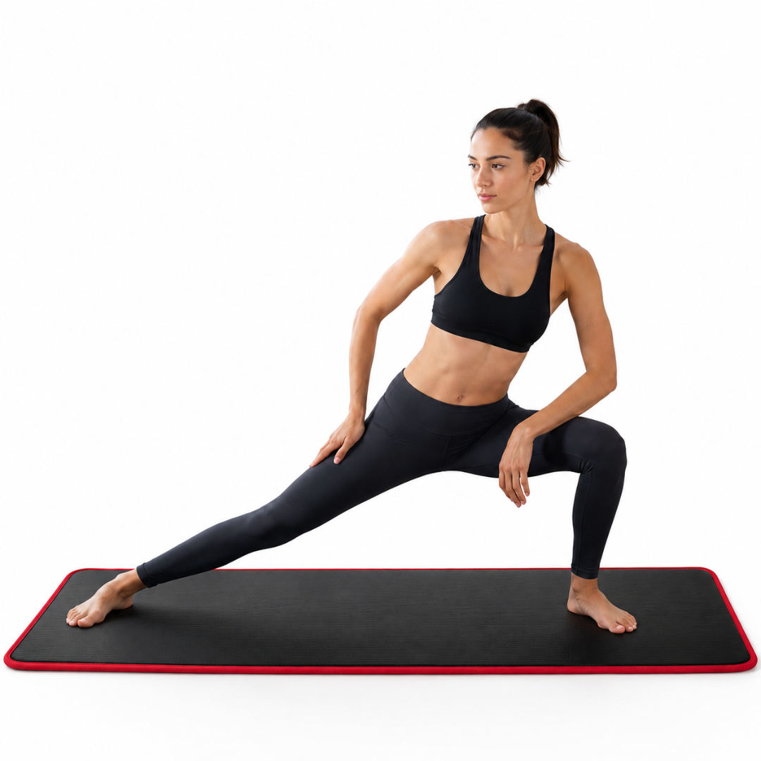 Mat Yoga Grueso 10mm Cómodo Antideslizante Nbr 183x61cm Fit