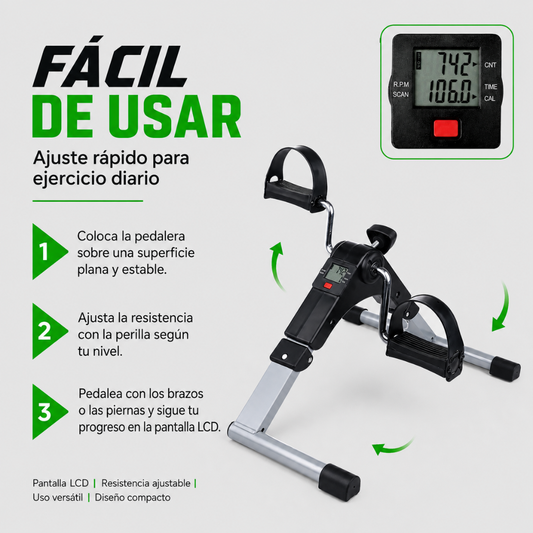 Bicicleta De Mano Para Rehabilitación Pedalera De Ejercicio
