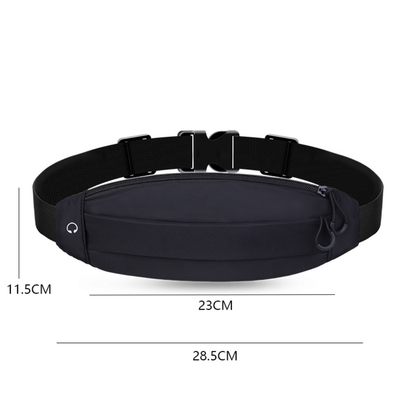 Banano Lumy Impermeable Deportivo Running Cómodo Fitbraver Para Trotar Bicicleta Outdoor Negro