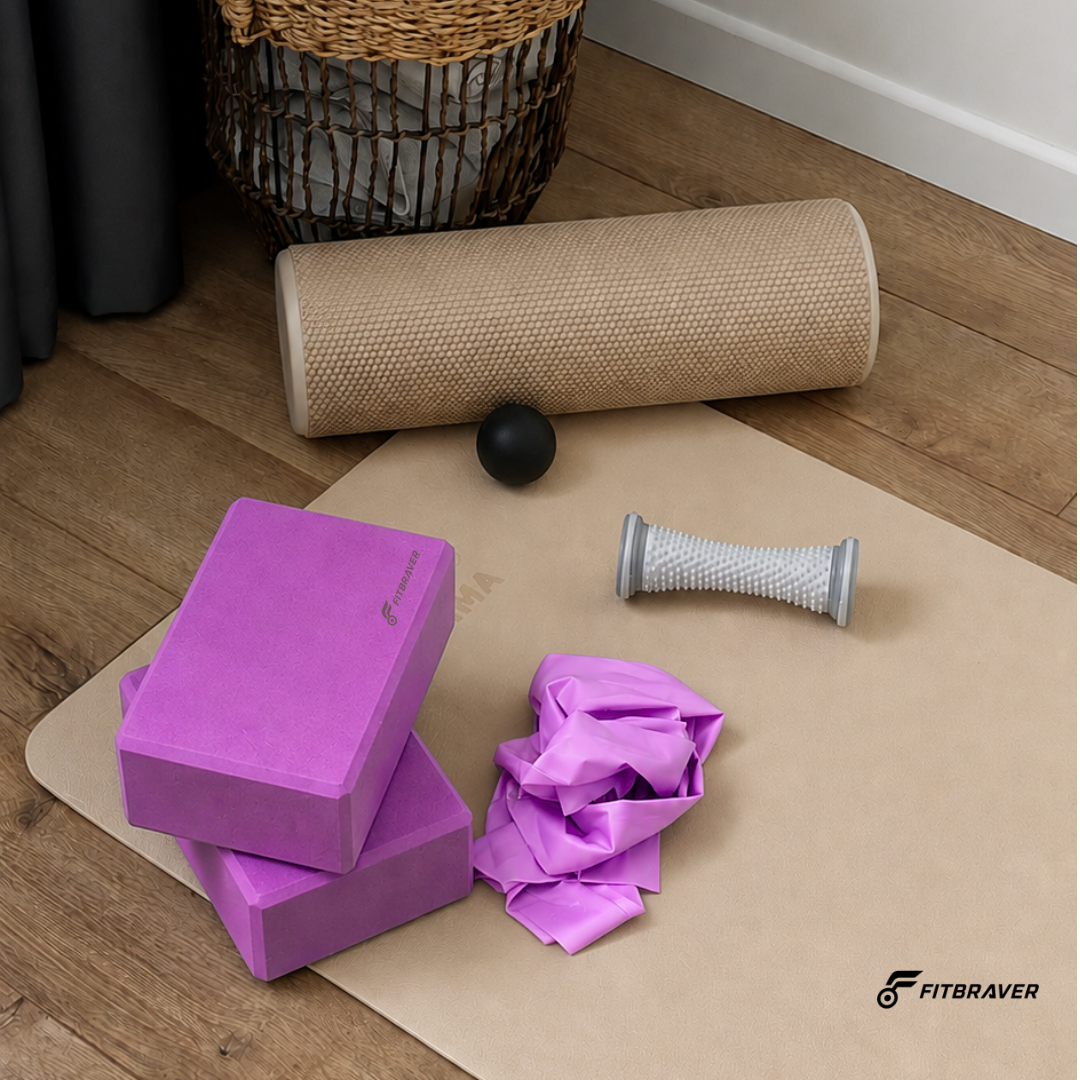 Pack 2 Bloques de Yoga Pilates Color Morado