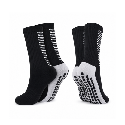 Pack 12 Calcetines Deportivos Antideslizante Largos con Grip Futbol