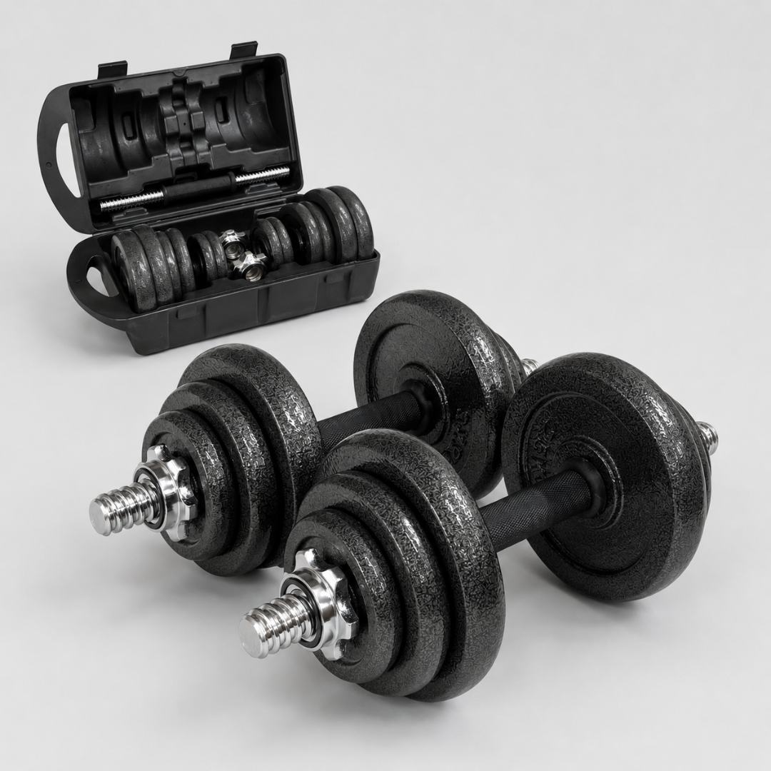 SET DE MANCUERNAS 20KG HIERRO