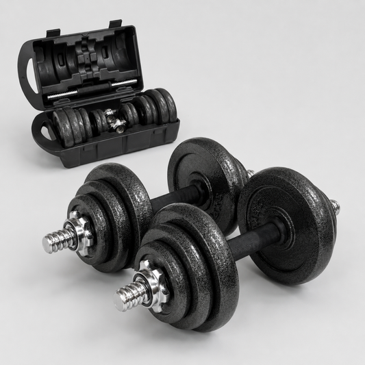 SET DE MANCUERNAS 20KG HIERRO