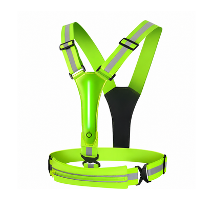 Chaleco Reflectivo Deportivo Luces Recargables Seguridad
