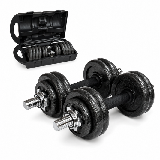 SET DE MANCUERNAS 15KG HIERRO