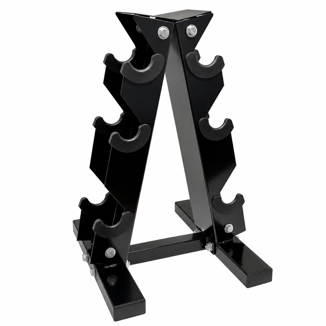 RACK PARA MANCUERNAS HEXAGONALES DE 3 NIVELES