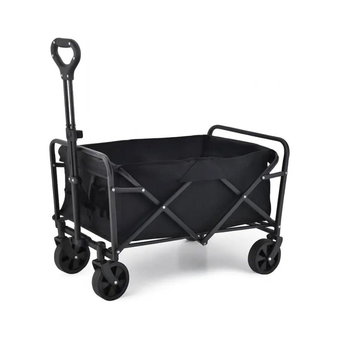 Carrito Plegable Armable Práctico Camping Multiuso Ruedas 360°