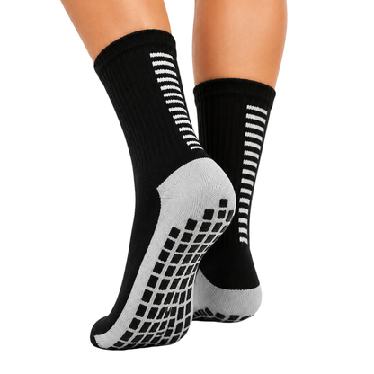 Pack 12 Calcetines Deportivos Antideslizante Largos con Grip Futbol