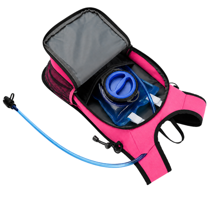 Mochila Hidratación Camelback Trekking+bolsa De Agua Tpl Gris rosa