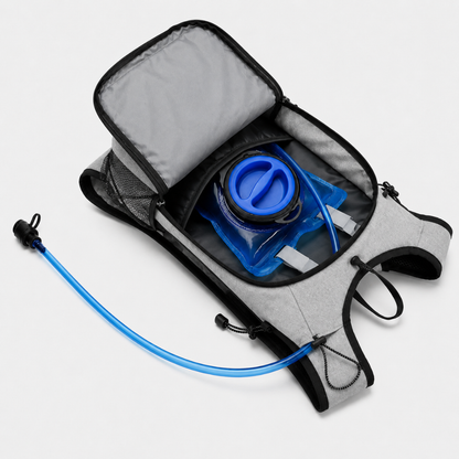 Mochila Hidratación Camelback Trekking+bolsa De Agua Tpl Gris