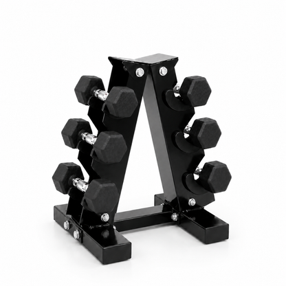 RACK PARA MANCUERNAS HEXAGONALES DE 3 NIVELES
