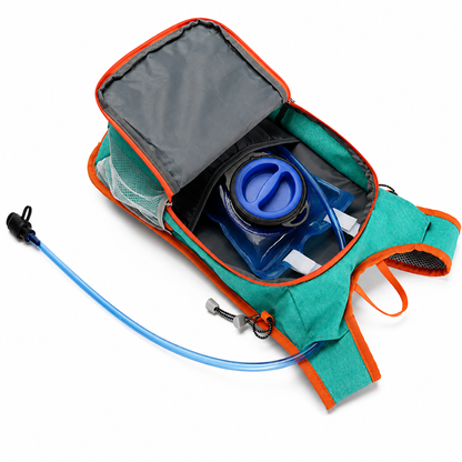 Mochila Hidratación Camelback Trekking+bolsa De Agua Tpl turquesa