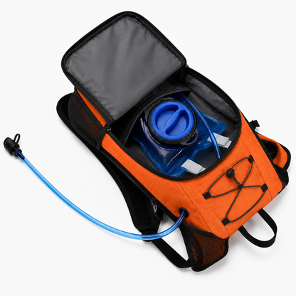 Mochila Hidratación Camelback Trekking+bolsa De Agua Tpl naranja