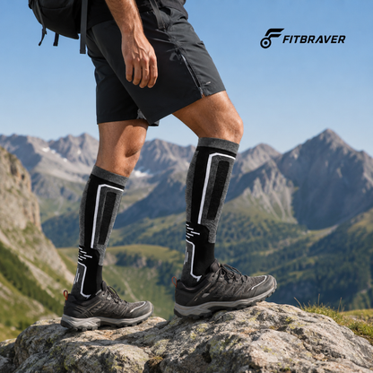 Celcetines Térmicos Largos Ski Snowboard Trekking Unisex
