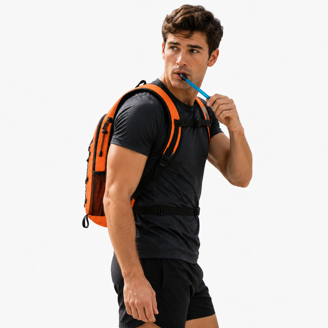 Mochila Hidratación Camelback Trekking+bolsa De Agua Tpl naranja