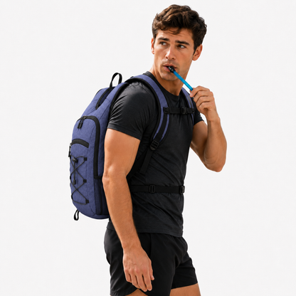Mochila Hidratación Camelback Trekking+bolsa De Agua Tpl Azul