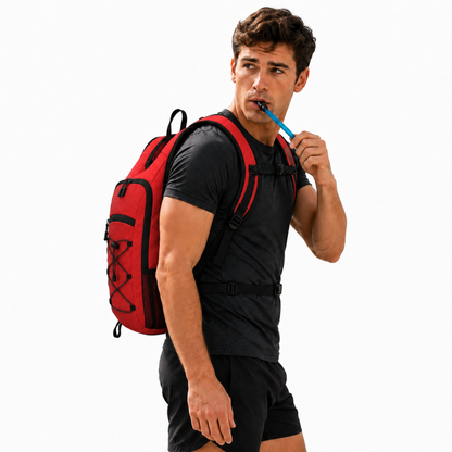 Mochila Hidratación Camelback Trekking+bolsa De Agua Tpl rojo