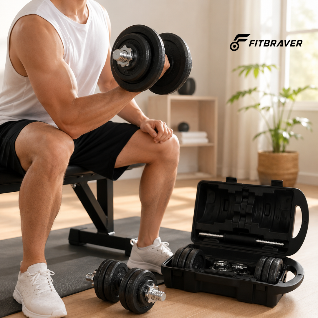 SET DE MANCUERNAS 20KG HIERRO