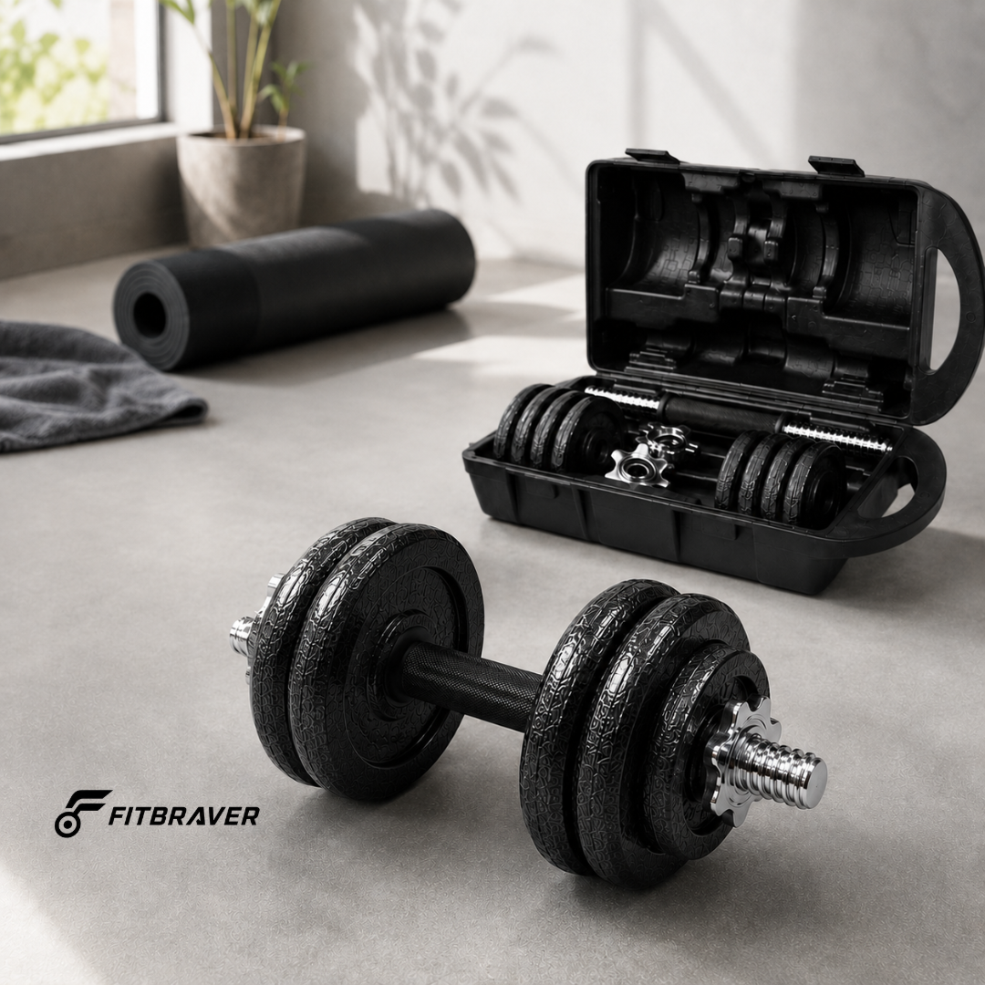 SET DE MANCUERNAS 15KG HIERRO