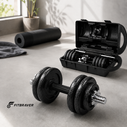 SET DE MANCUERNAS 15KG HIERRO