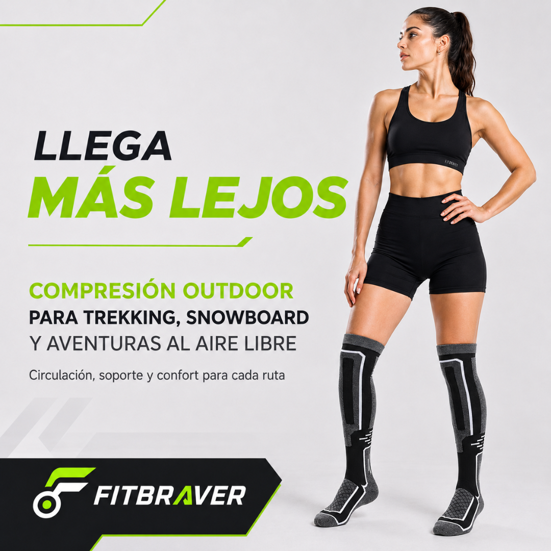 Celcetines Térmicos Largos Ski Snowboard Trekking Unisex