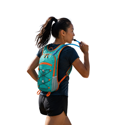 Mochila Hidratación Camelback Trekking+bolsa De Agua Tpl turquesa