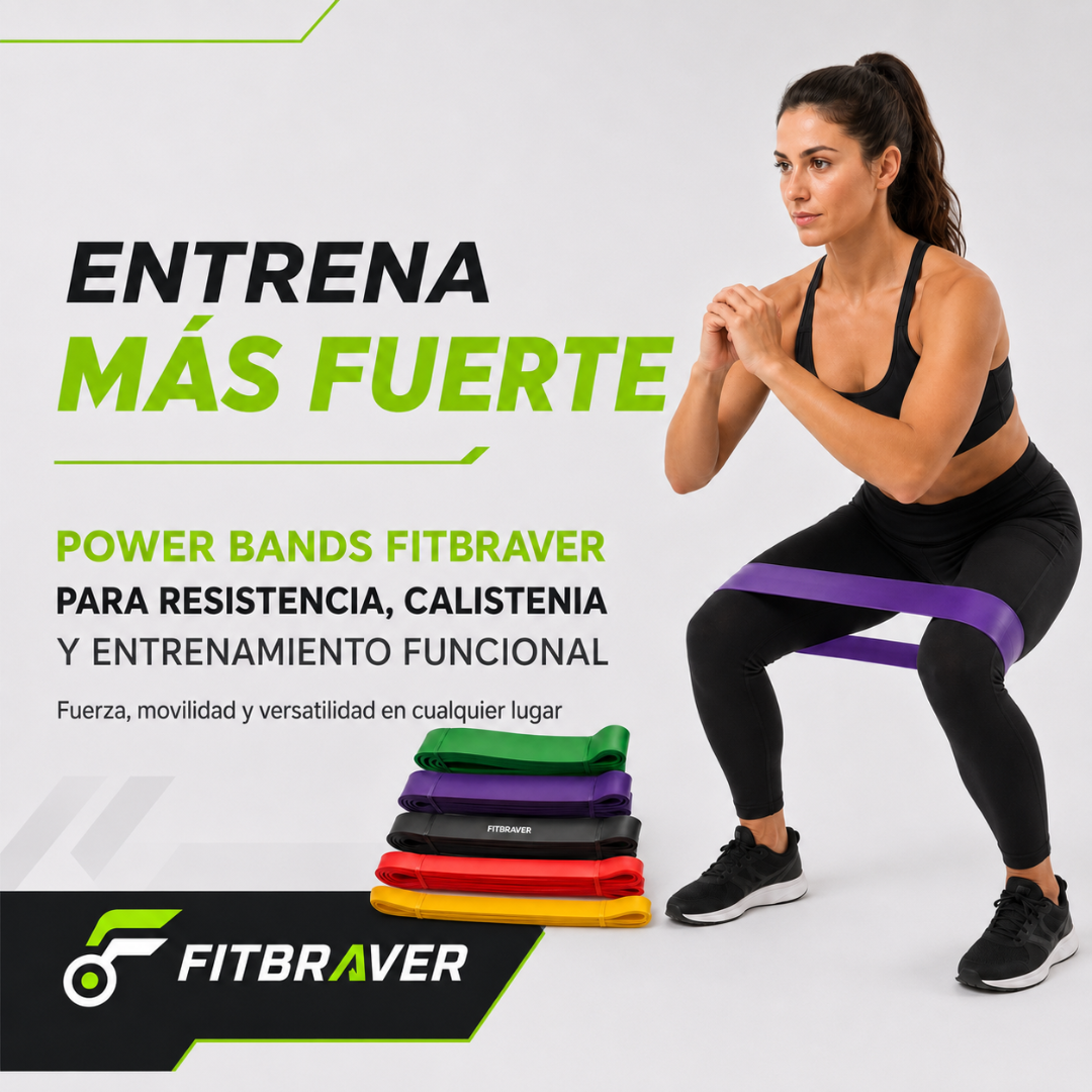 Set 5 Bandas Elasticas De Resistencia Pack Ligas Tpe Fitness Mixto