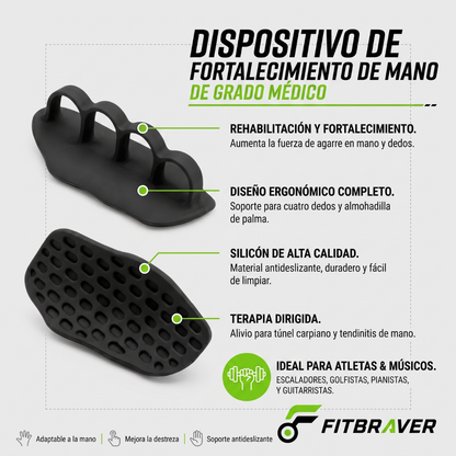Protector de Manos para Entrenamiento Negro (Par)