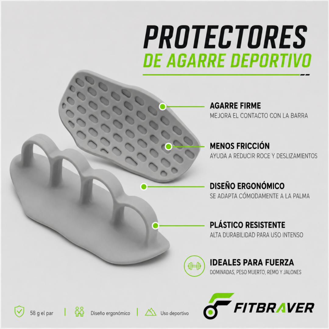 Protector de Manos para Entrenamiento Gris (Par)