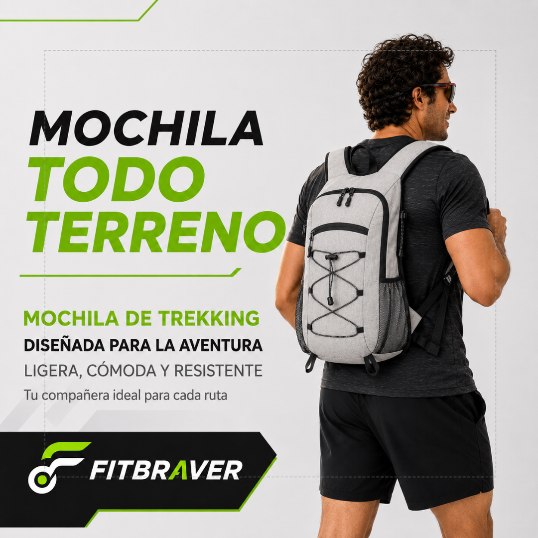 Mochila Hidratación Camelback Trekking+bolsa De Agua Tpl Gris