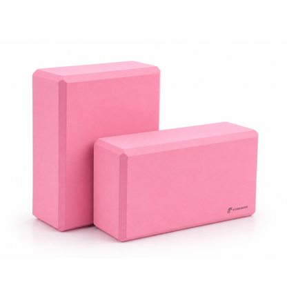 Pack 2 Bloques de Yoga Pilates Color Rosa