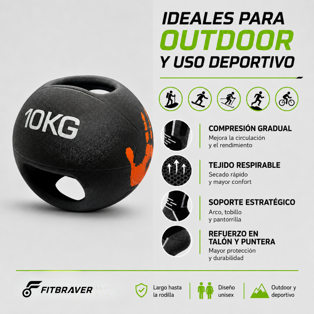 BALÓN MEDICINAL 10KG CON AGARRE