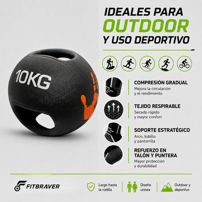 BALÓN MEDICINAL 10KG CON AGARRE