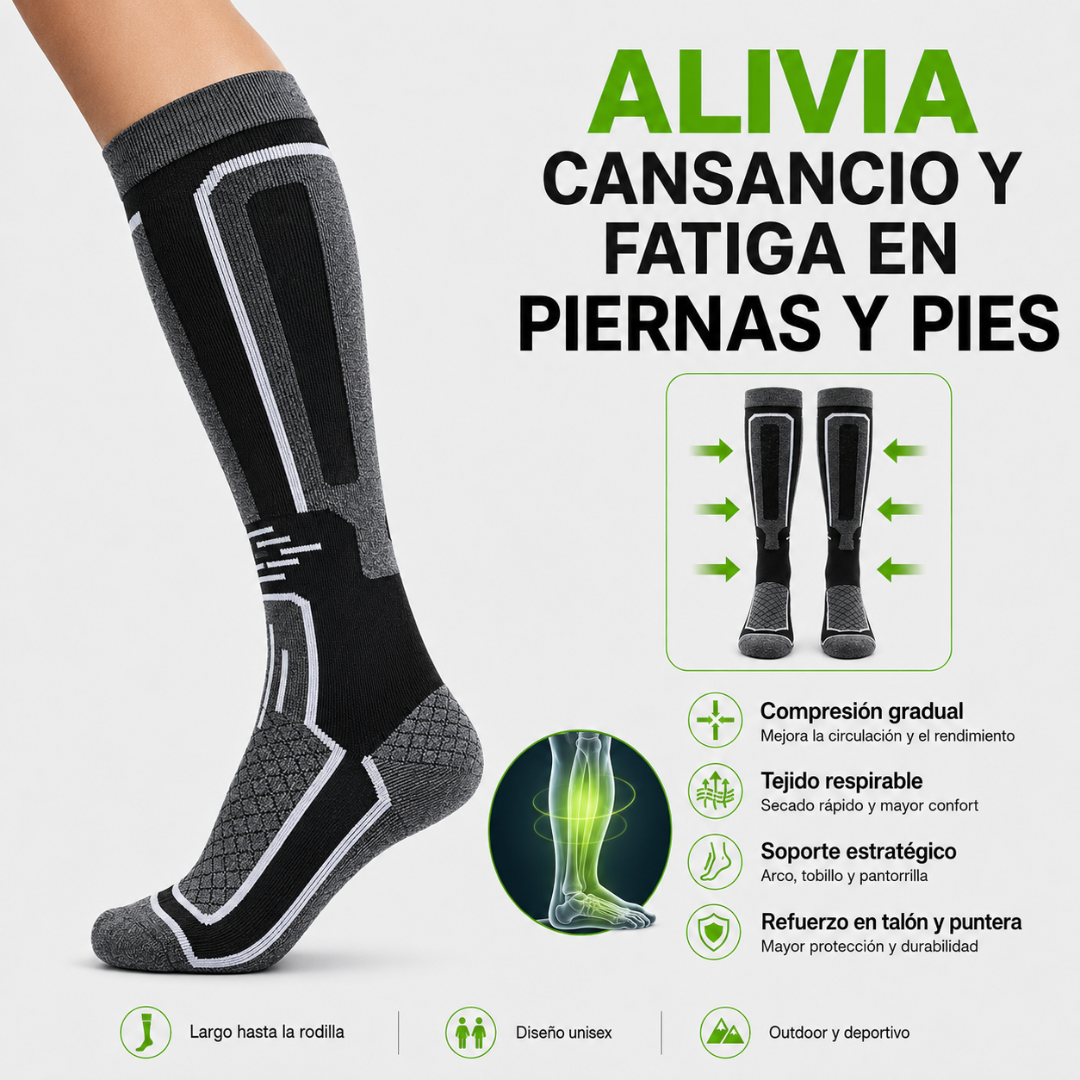Celcetines Térmicos Largos Ski Snowboard Trekking Unisex