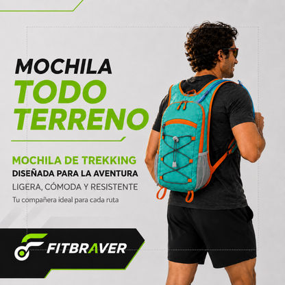 Mochila Hidratación Camelback Trekking+bolsa De Agua Tpl turquesa