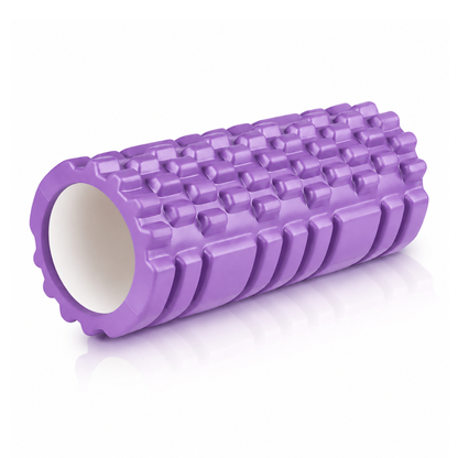 Foam Roller Rodillo Pilates Yoga 30cm Morado
