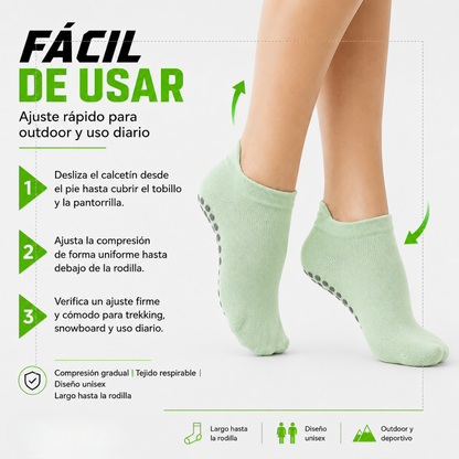 Pack 6 Pares Calcetines Antideslizantes Cortos Al Tobillo Yoga Pilates