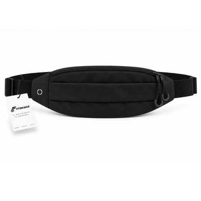 Banano Lumy Impermeable Deportivo Running Cómodo Fitbraver Para Trotar Bicicleta Outdoor Negro