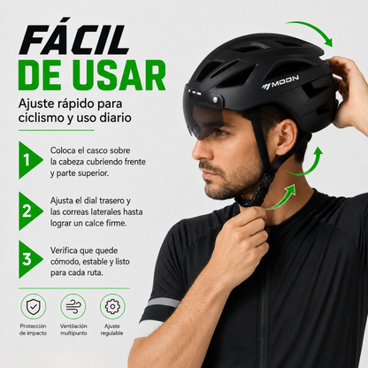 CASCO PARA BICICLETA NEGRO CSC-10-N