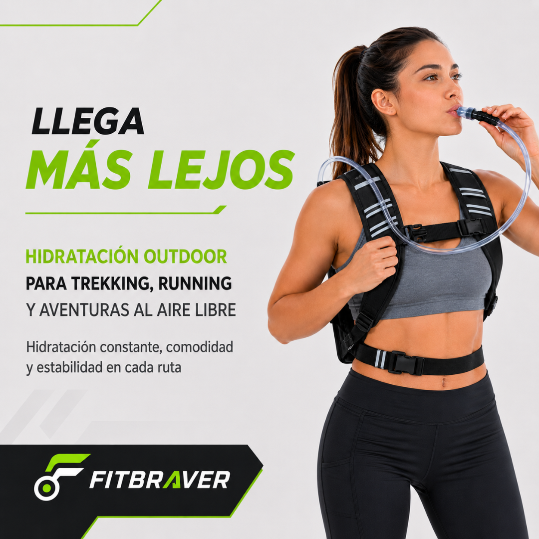 Bolsa De Hidratación 2l Para Trekking O Running Material Tpu