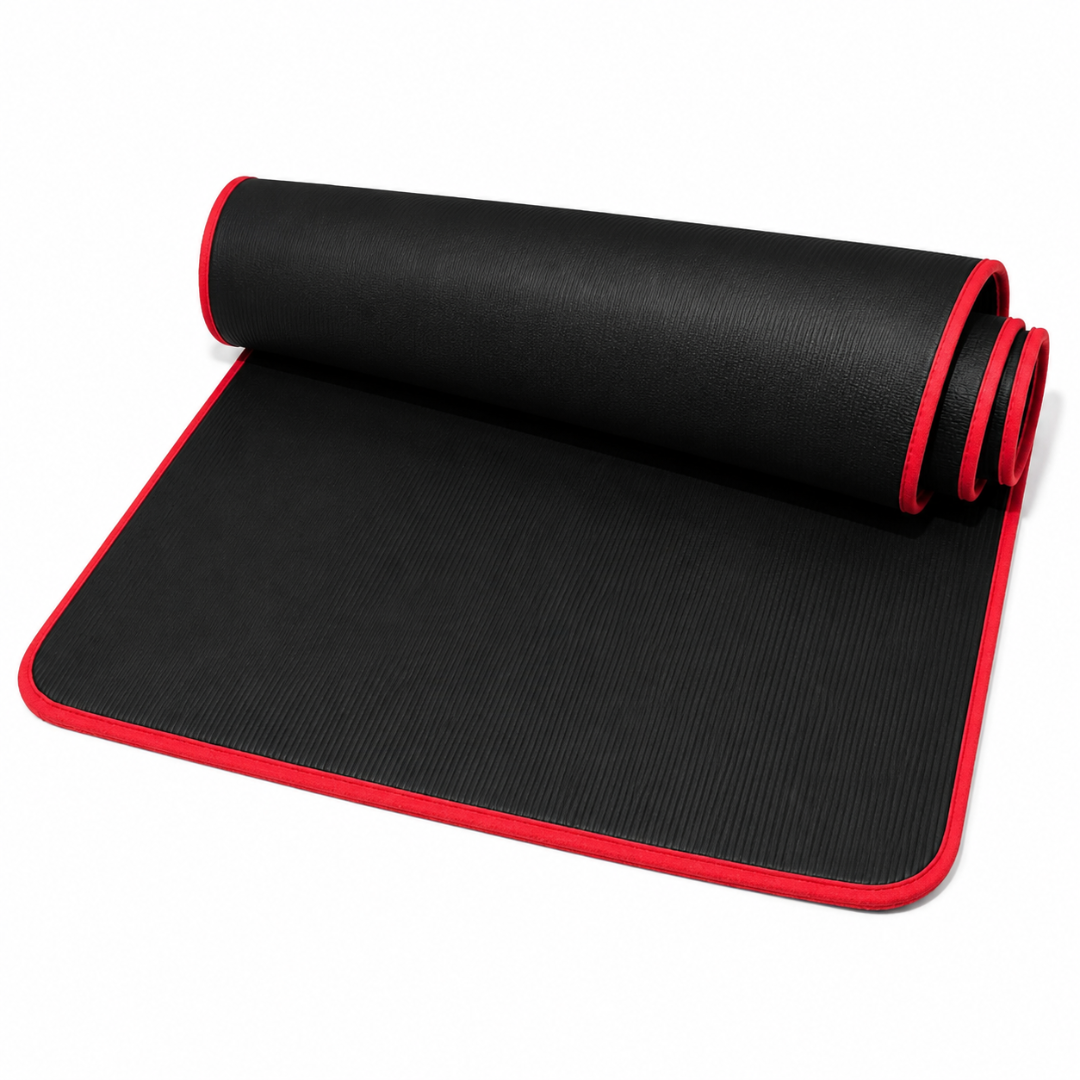 Mat Yoga Grueso 10mm Cómodo Antideslizante Nbr 183x61cm Fit