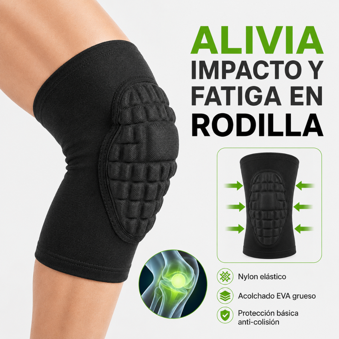 Rodilleras Deportivas Voleibol Acolchada 14mm Alta Densidad